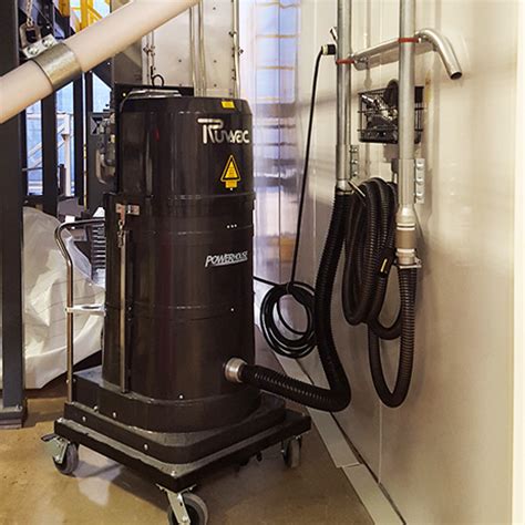 compact central vacuum system